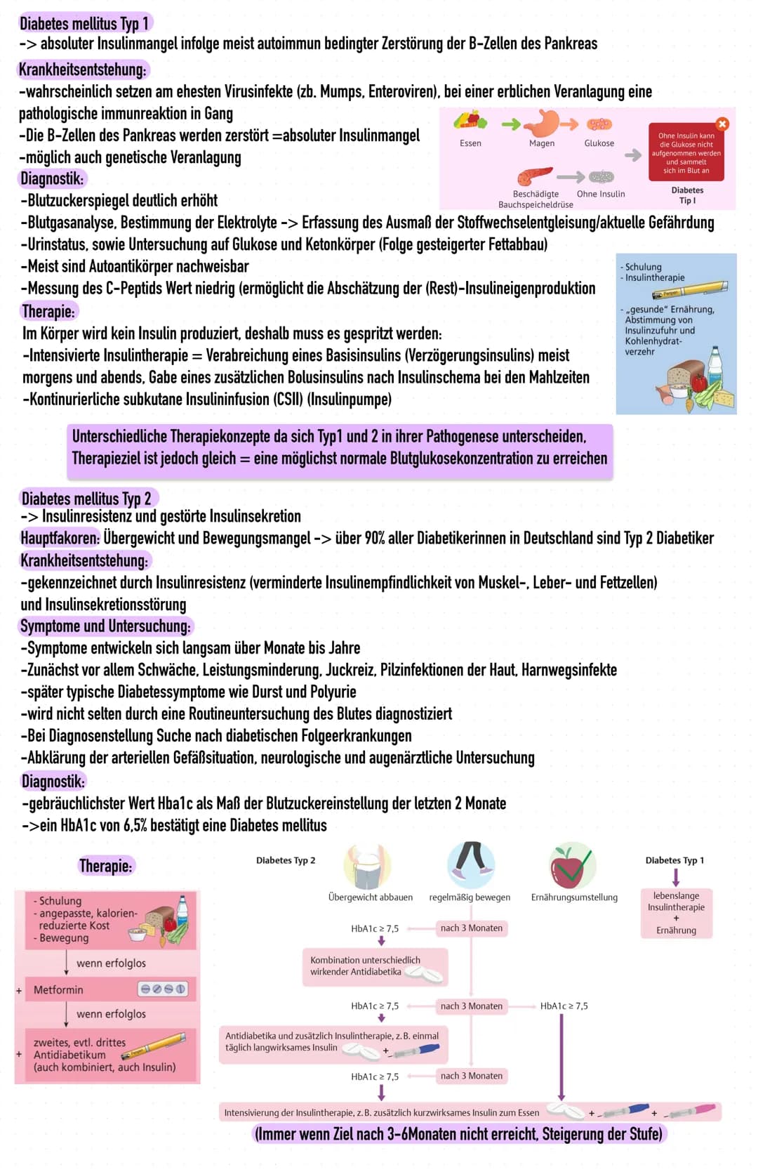 Diabetes mellitus
-> auch Zuckerkrankheit genannt, sind verschiedene Stoffwechselstörungen mit chronischer Erhöhung des
Blutzuckerspiegels