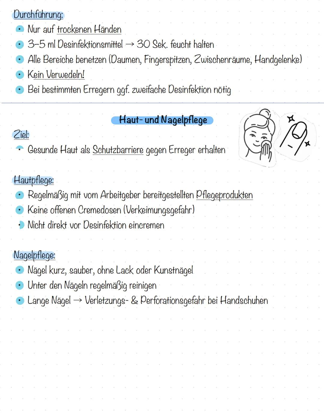 # VITALZEICHEN und HYGIENE
Puls
## Handlungskette Pulsmessung
| Handlungsschritt | Beschreibung |
| --- | --- |
| Vorbereitung | - Materi