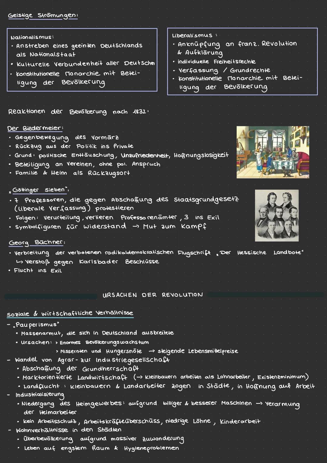 Wiener
Kongress
1815
Julirevolution
in Frankreich
Restaurakon
1830
Hungerunruhen
& Weberaufstand
1844
1832
Vormarz
1819
Karlsbader
Beschlüss