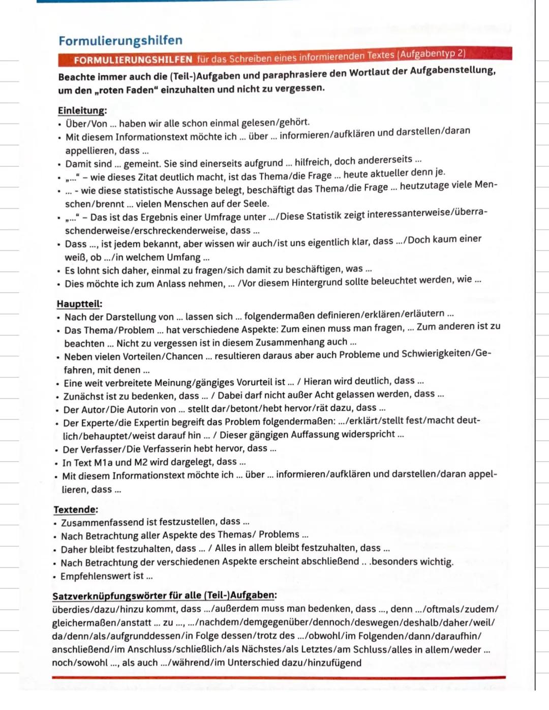 # Deutsch ZP 10 Lernzettel
wahlthema 1: Analysieren (AT 40)
Analyse von sachtext, Textauszug, literarischen Text, Gedicht, oder Kurzgeschi