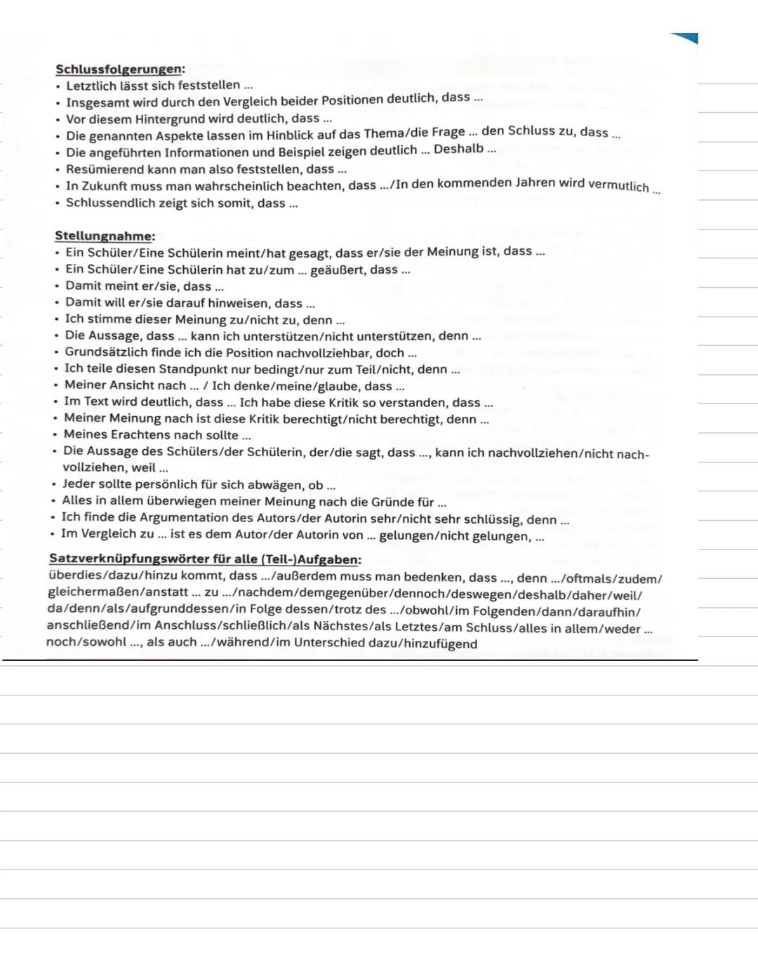 # Deutsch ZP 10 Lernzettel
wahlthema 1: Analysieren (AT 40)
Analyse von sachtext, Textauszug, literarischen Text, Gedicht, oder Kurzgeschi