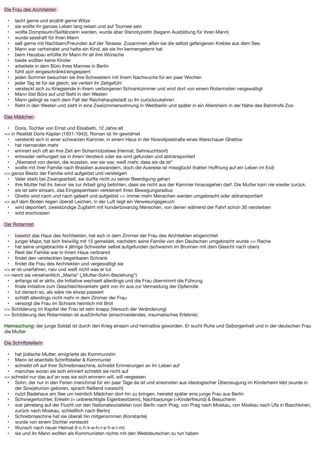 # Zusammenfassung "Heimsuchung" - Jenny Erpenbeck
Der Großbauer und seine 4 Töchter
- strenge Regeln & Traditionen (Hochzeit)
- Schulze ha