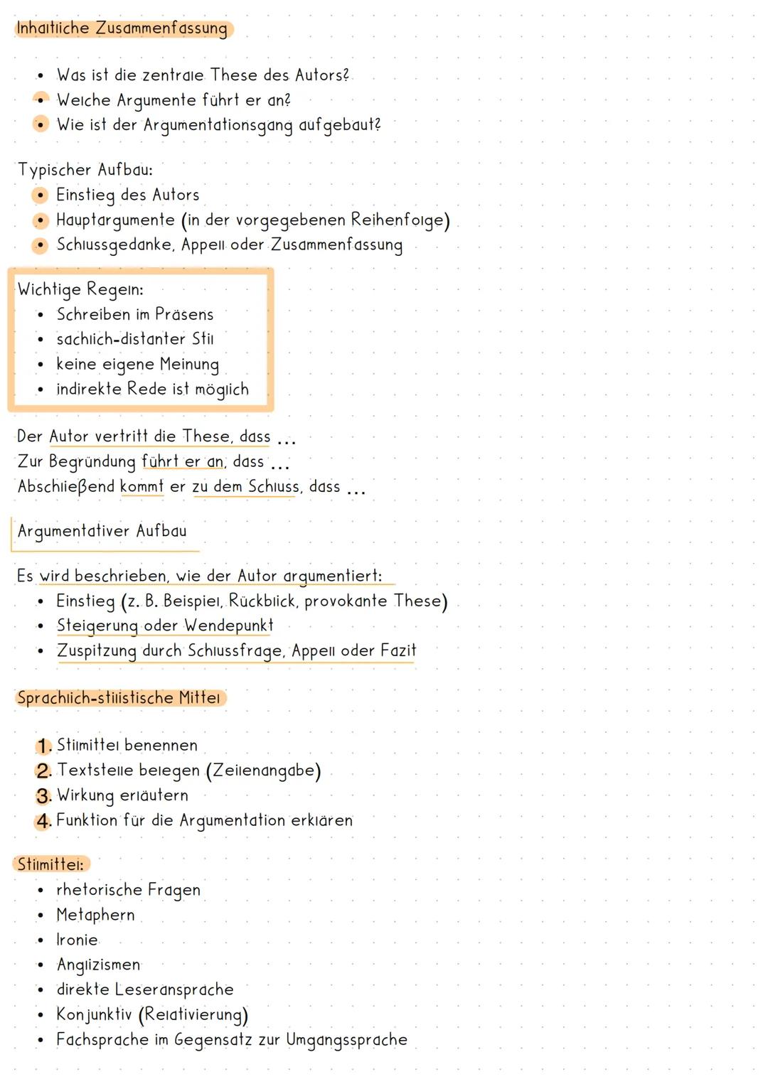 Lernzettel: Textgebundene Erörterung
Was ist eine textgebundene Erörterung?
Eine textgebundene Erörterung ist eine argumentative Schreibfo