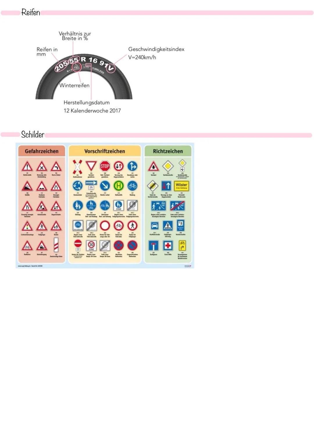# Fahrschule
Geschwindigkeiten
Innerorts: 50km/h
Außerorts: 100 km/h - Lkw/Pkw + Anhänger: 80km/h
Autobahn: mind. 60km/h
-> Richtgeschwind