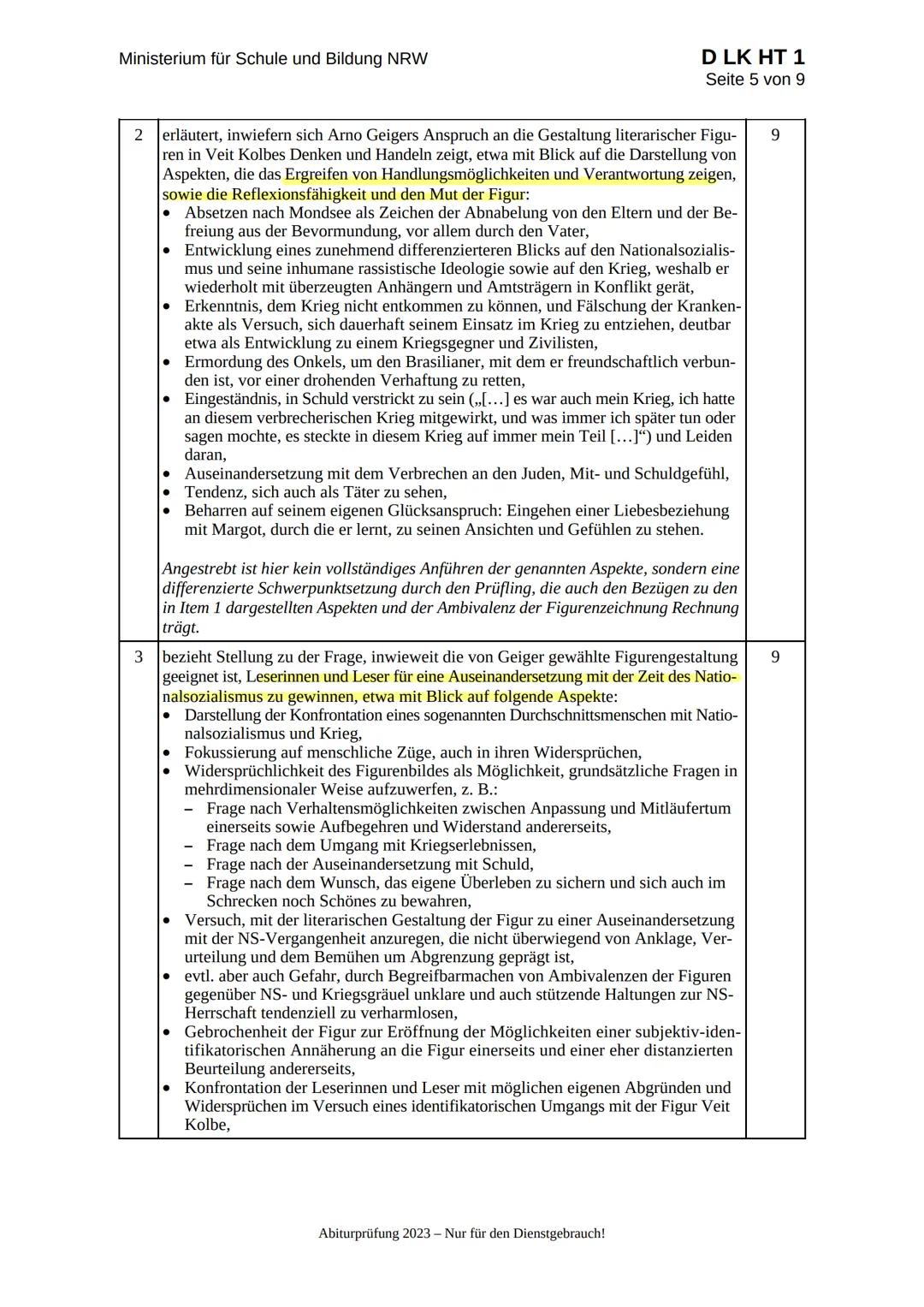 Ministerium für
Schule und Bildung
des Landes Nordrhein-Westfalen
D LK HT 1
Seite 1 von 3
Name:
Abiturprüfung 2023
Deutsch, Leistungskur