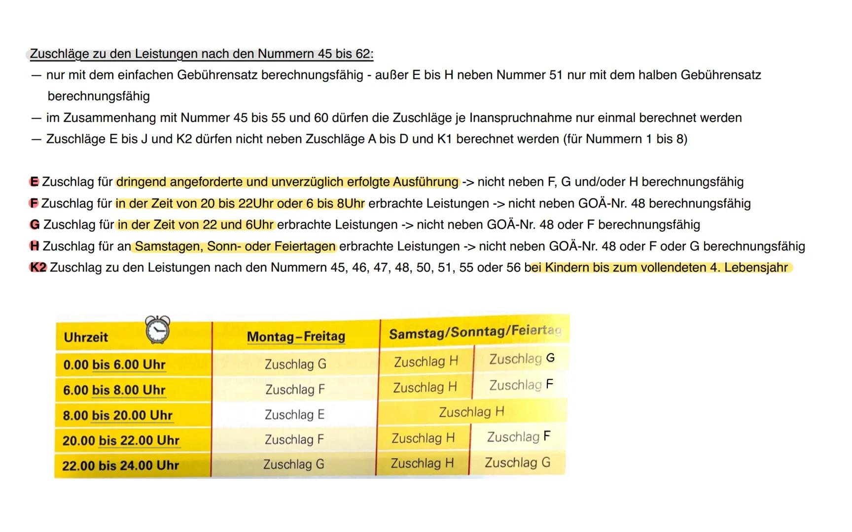 auswendig lernen!
# Abrechnung erbrachter Leistungen – GOÄ
Allgemeine Beratungen und Untersuchungen:
1 Beratung - auch mittels Fernspreche