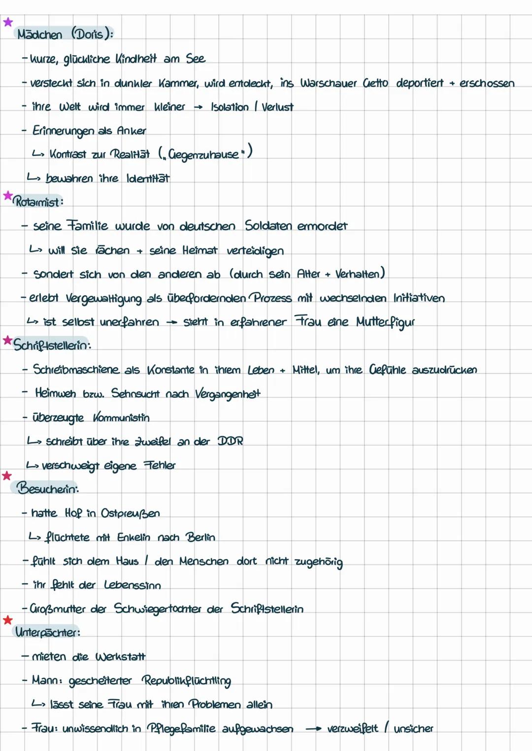 # I Erörterung literarischer Texte
1. Heimsuchung
1.1 Übersicht
Autorin: Jenny Erpenbeck
Veröffentlichung: 2008
Textart: Roman
Inhalt: