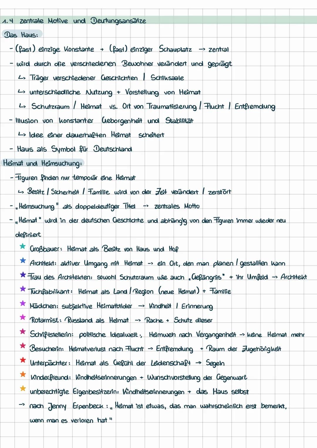 # I Erörterung literarischer Texte
1. Heimsuchung
1.1 Übersicht
Autorin: Jenny Erpenbeck
Veröffentlichung: 2008
Textart: Roman
Inhalt: