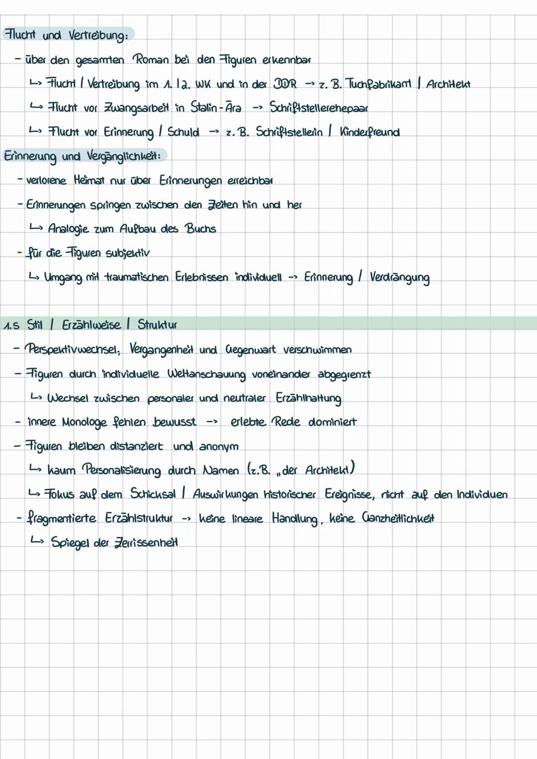 # I Erörterung literarischer Texte
1. Heimsuchung
1.1 Übersicht
Autorin: Jenny Erpenbeck
Veröffentlichung: 2008
Textart: Roman
Inhalt: