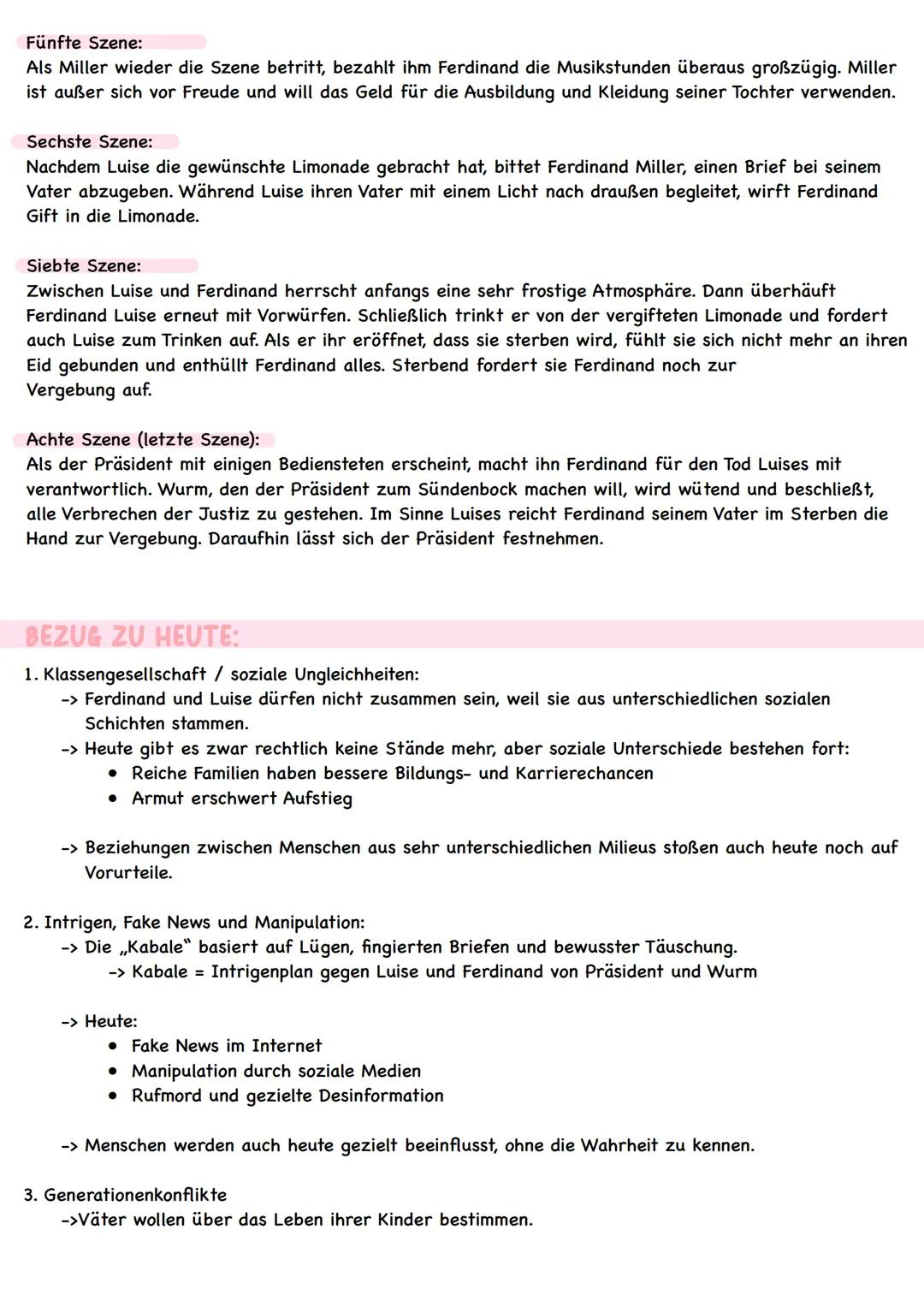 # KABALE UND LIEBE
* Daten zum Werk
* Hauptfiguren
* Inhalt
* Bezug zu heute
* Rolle der Frau + Patriarchat
=> überwiegendes ges