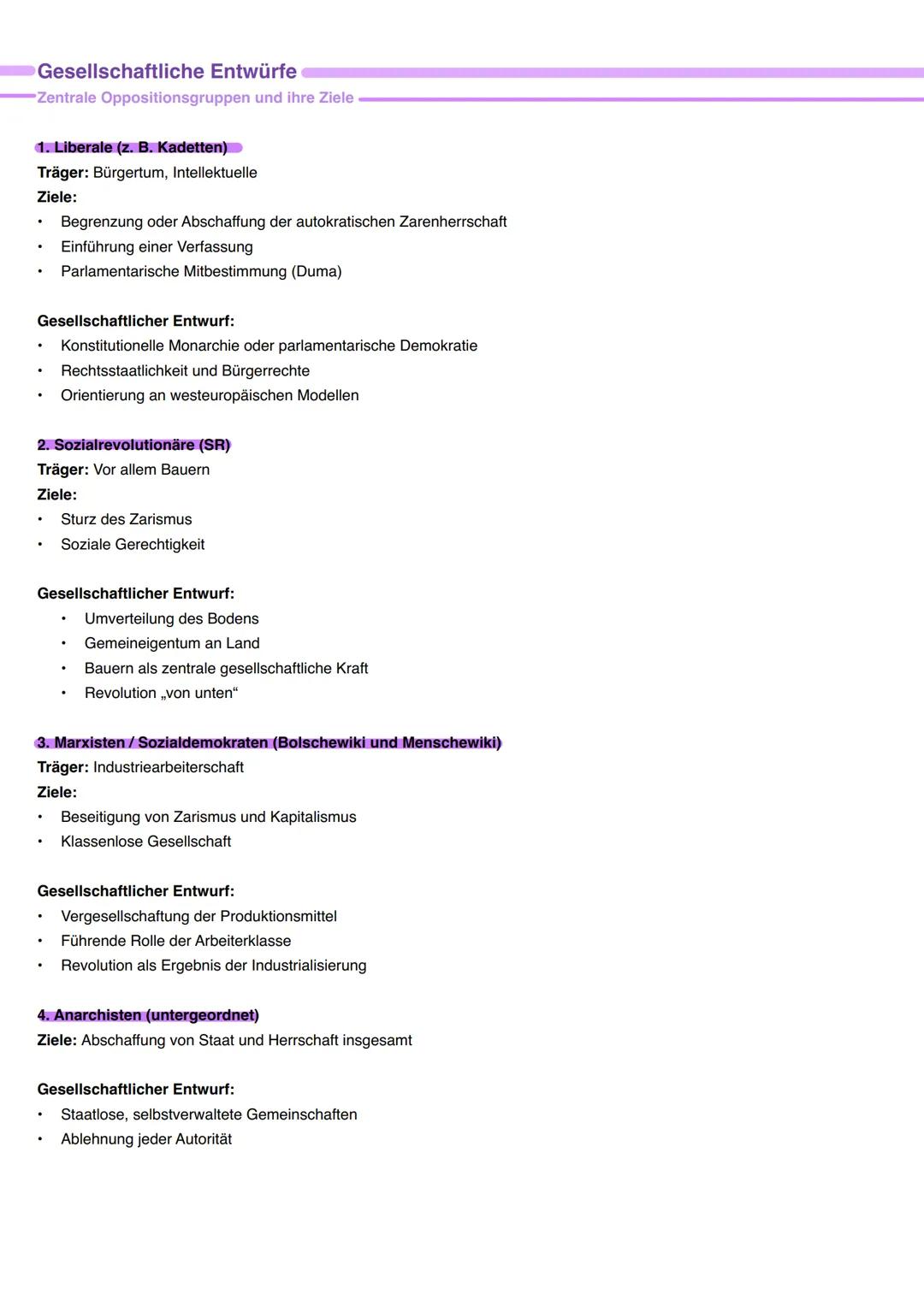 →fertige Lernzettel
Wahlmodul 7: Die russischen Revolutionen
| Theoriebezug: | Perspektive: | Strukturierende Aspekte: | Dimensionen: |
|-