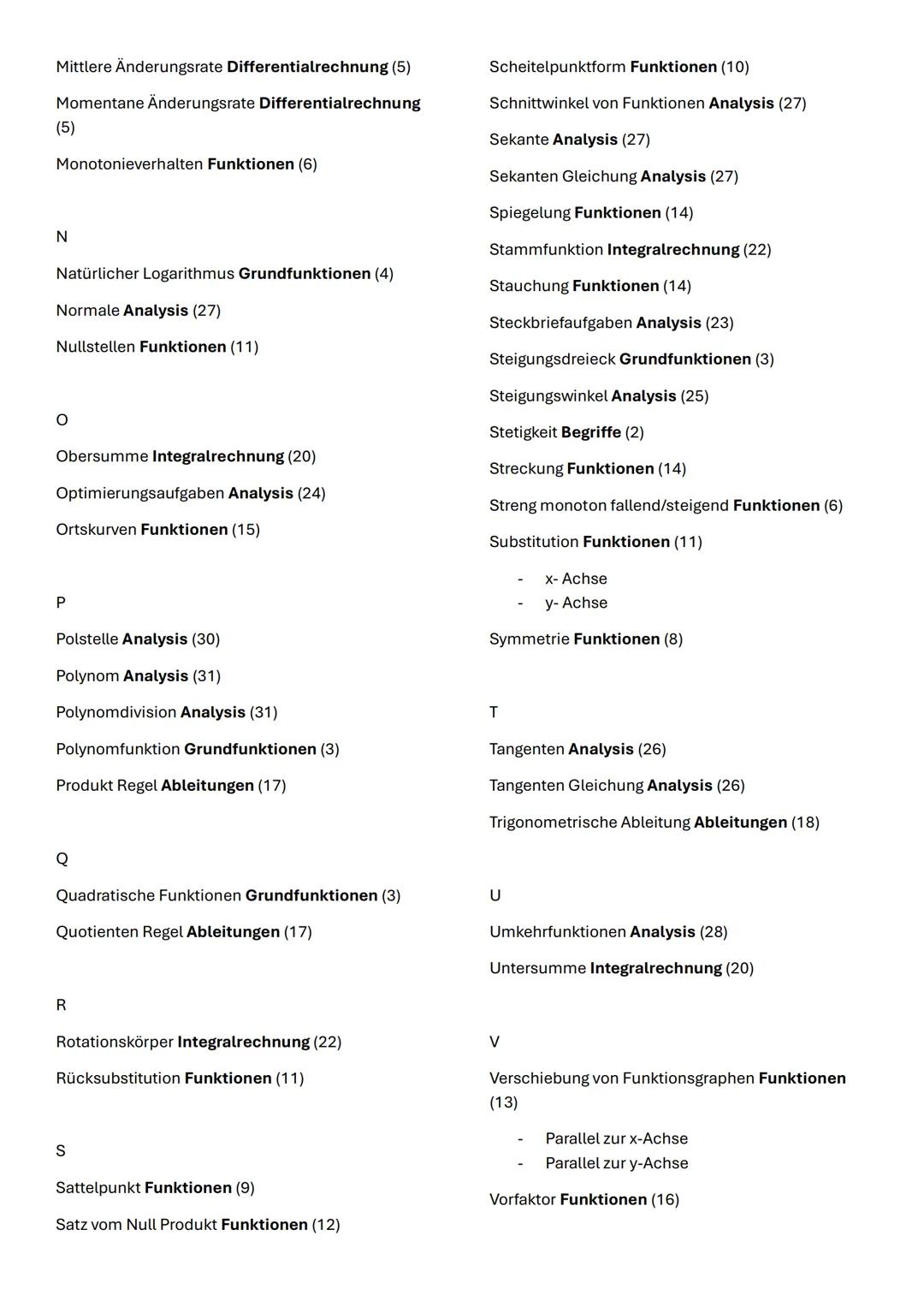 Analysis ANALYSIS
A
Ableitungen Ableitungen (17)
- ableitungsregeln einfach
- andere Funktionen
Ausgangsfunktion Integralrechnung (22)
Ä