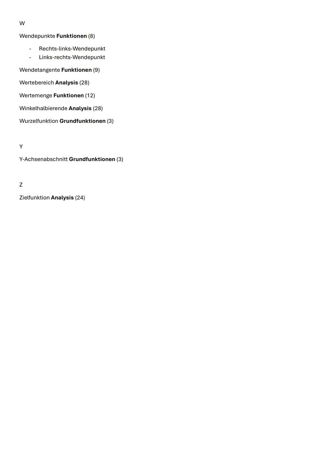Analysis ANALYSIS
A
Ableitungen Ableitungen (17)
- ableitungsregeln einfach
- andere Funktionen
Ausgangsfunktion Integralrechnung (22)
Ä