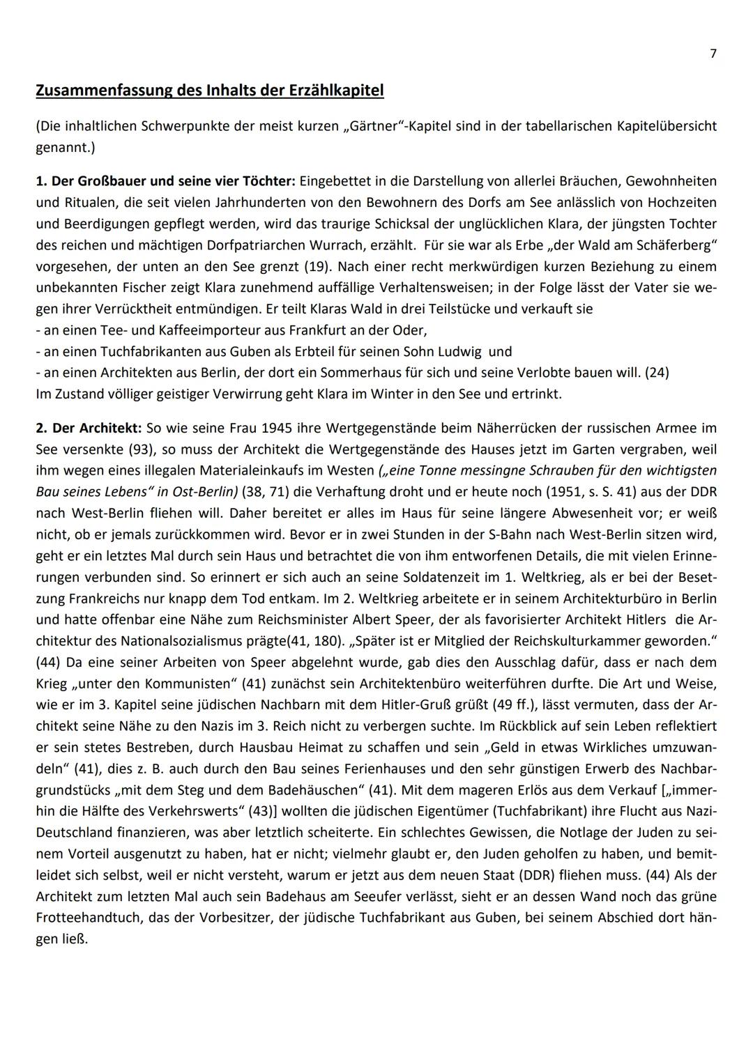 Erläuterungen zu:
1
Jenny Erpenbeck, HEIMSUCHUNG, Roman 2007
(Die in Klammern stehenden Zahlen sind die Seitenzahlen der
Taschenbuchausga