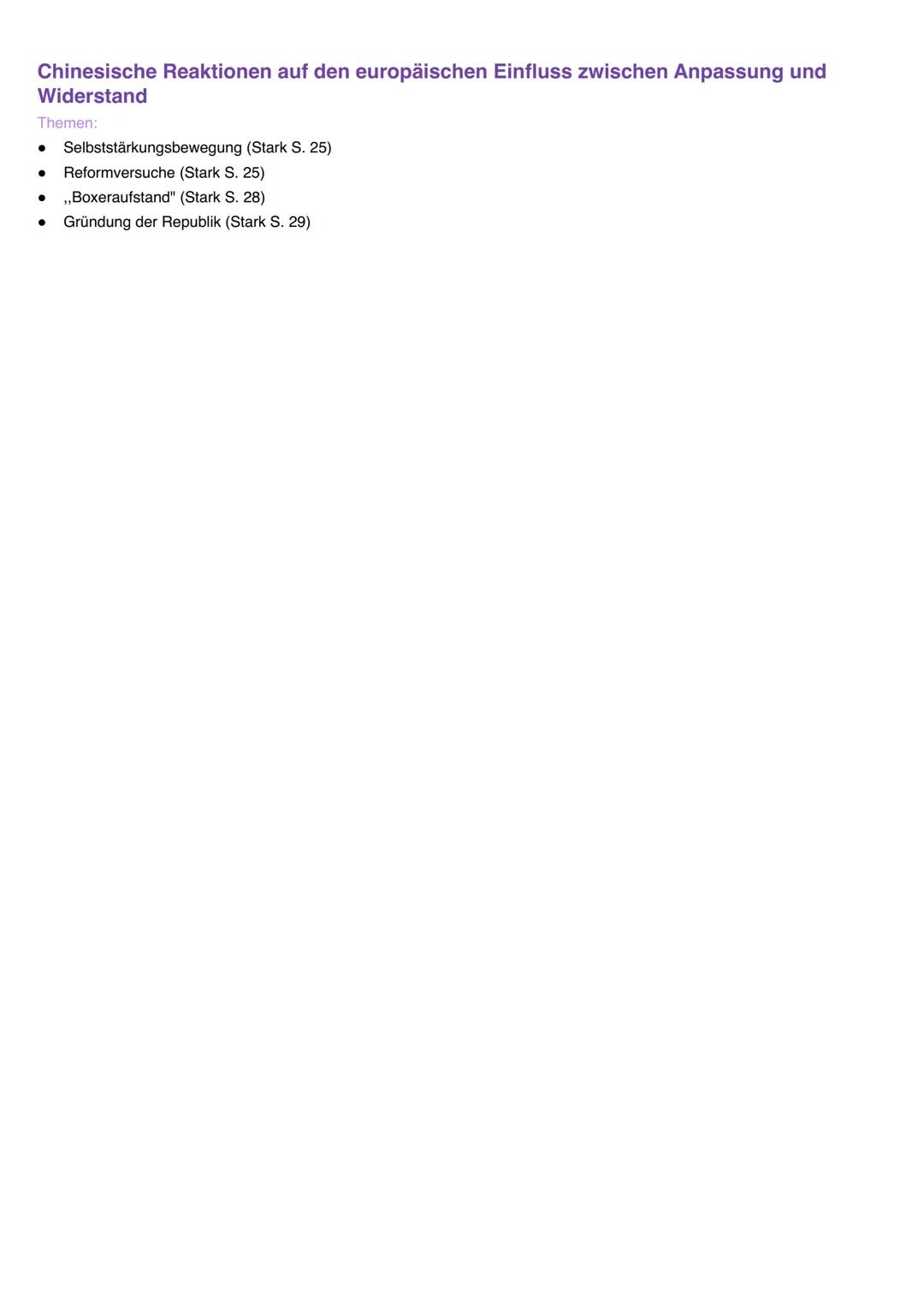 # Wahlmodul 9: China und die imperialistischen Mächte
| Theoriebezug: | Perspektive: | Strukturierende Aspekte: | Dimensionen: |
|---|---|-