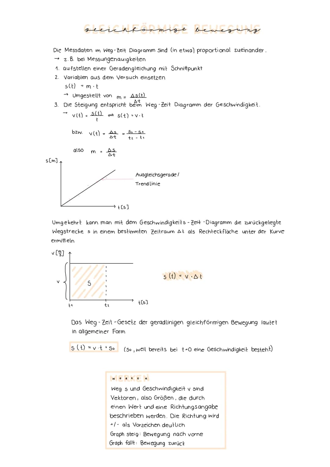 # bewegung beschreiben
## Formelzeichen:
- Durchschnittsgeschwindigkeit $\bar{v}$
- Die mittlere/ durchschnittliche Geschwindigkeit
- Stre