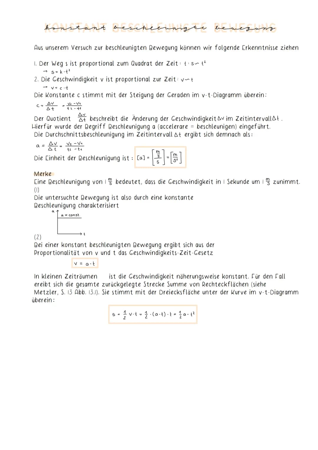 # bewegung beschreiben
## Formelzeichen:
- Durchschnittsgeschwindigkeit $\bar{v}$
- Die mittlere/ durchschnittliche Geschwindigkeit
- Stre