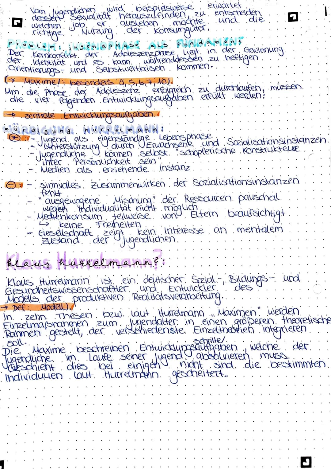 # zentrale twicklungsaufgaben
1. Autode: Entwicklung einer interiectuellen und. Sozialen Kompetenz
→ Ziel Basis für eine selbstständige