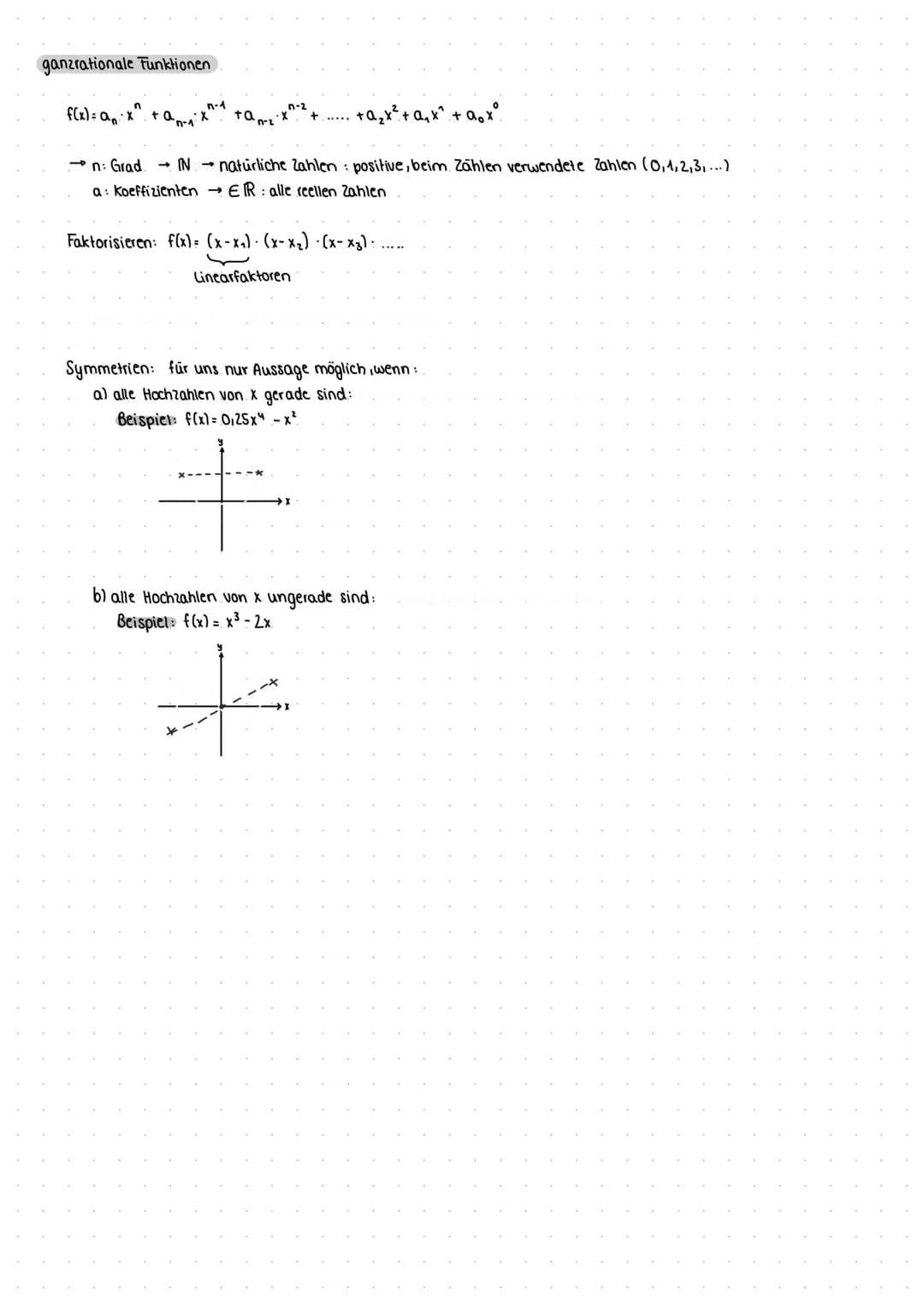 # Funktionsarten
## lineare Funktionen
$f(x)= mx +n$
$
\uparrow
$ Steigung
$
\uparrow
$ y-Achsenabschnitt
Steigung $m = \frac{\Delta y}{\D