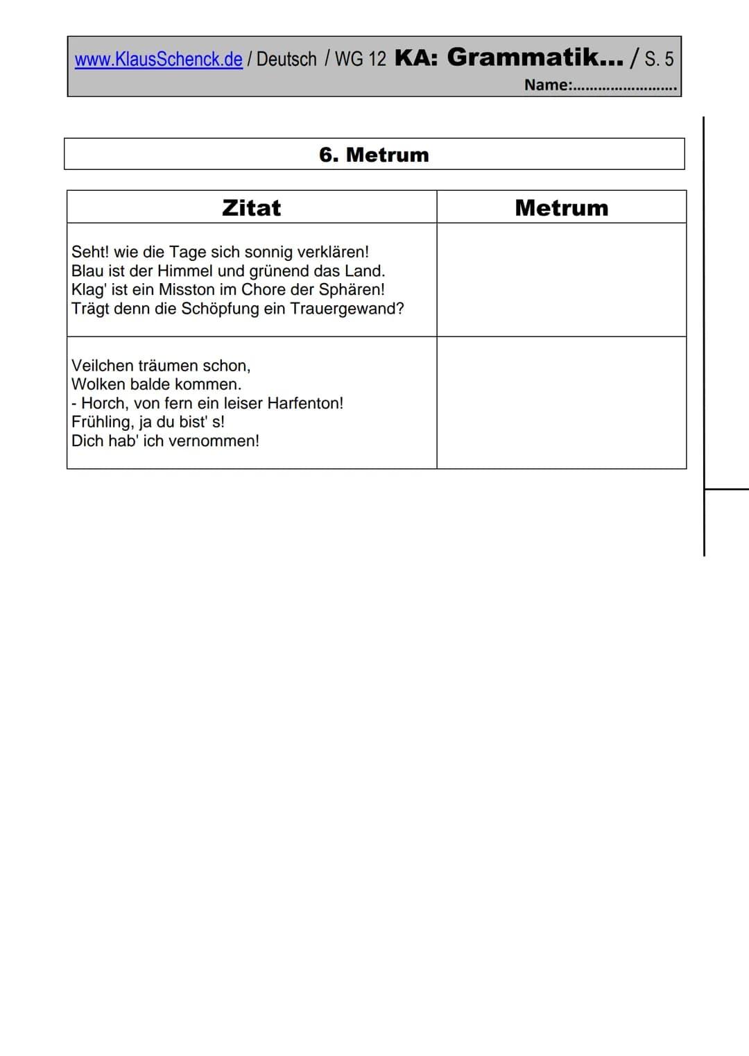 # Notenraster / 2er-Schritte
Fehler / Note
| Fehler | Schüler | Note | NP |
|---|---|---|---|
| 0 | | 1,0 | 14 |
| 1-2 | | 1,5 | 13 |
| 3-