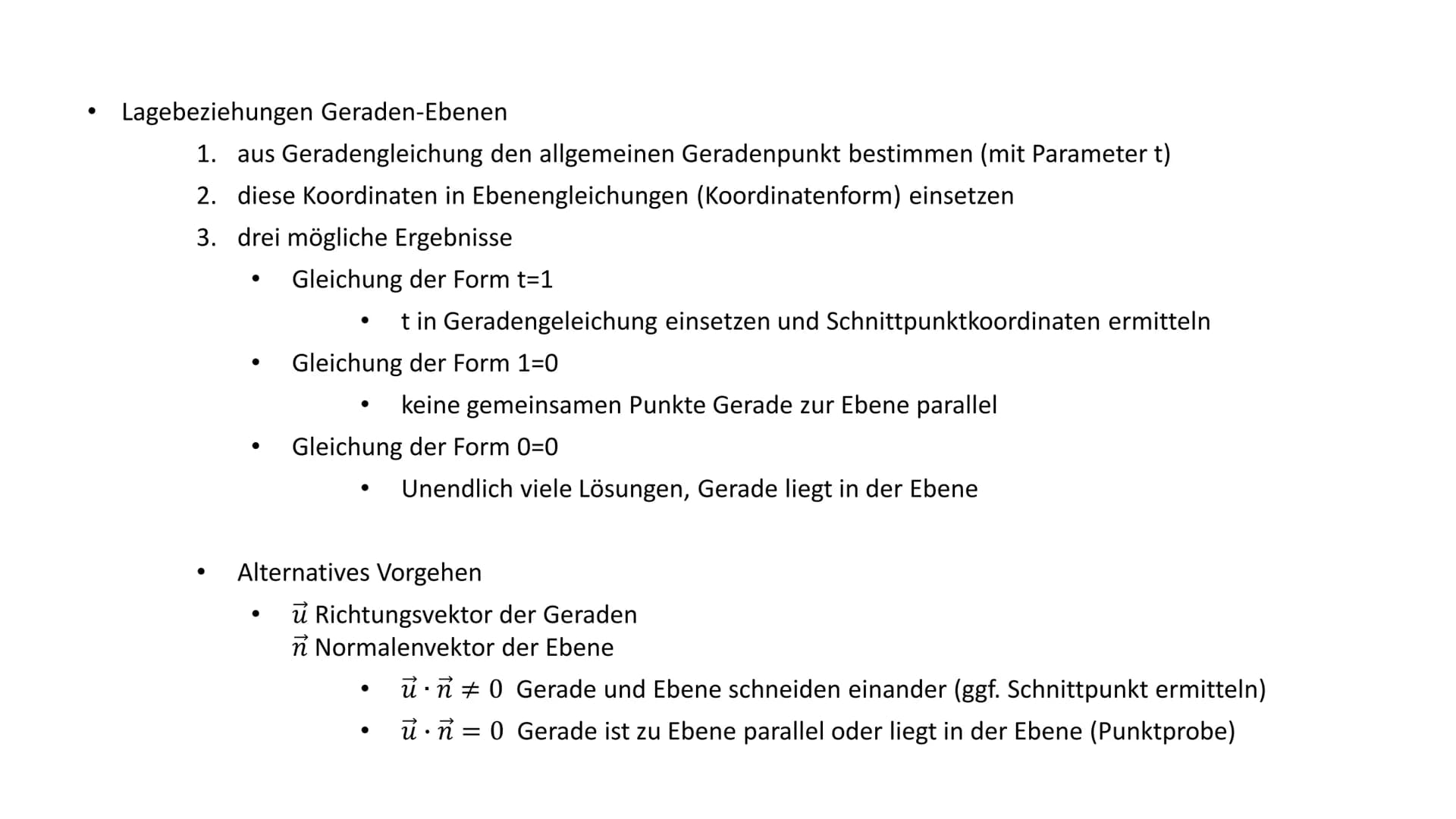 Wiederholung – Analytische Geometrie - Lineare Gleichungssysteme - Lösungsverfahren
- Einsetzungsverfahren
- Gleichsetzungsverfahren
-