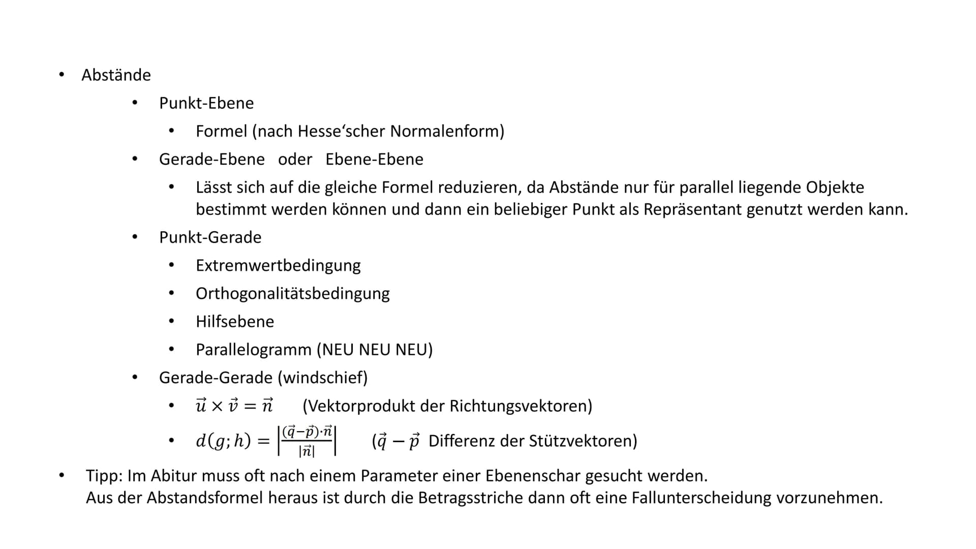 Wiederholung – Analytische Geometrie - Lineare Gleichungssysteme - Lösungsverfahren
- Einsetzungsverfahren
- Gleichsetzungsverfahren
-