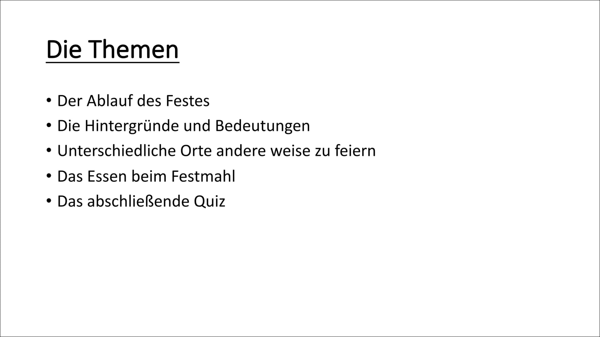 # Notizen zum Referat das Passahfest
- (Einleitung) Das Passahfest
- (Vorstellung) Heute werde ich euch etwas zum Passahfest erzählen
- (Hau