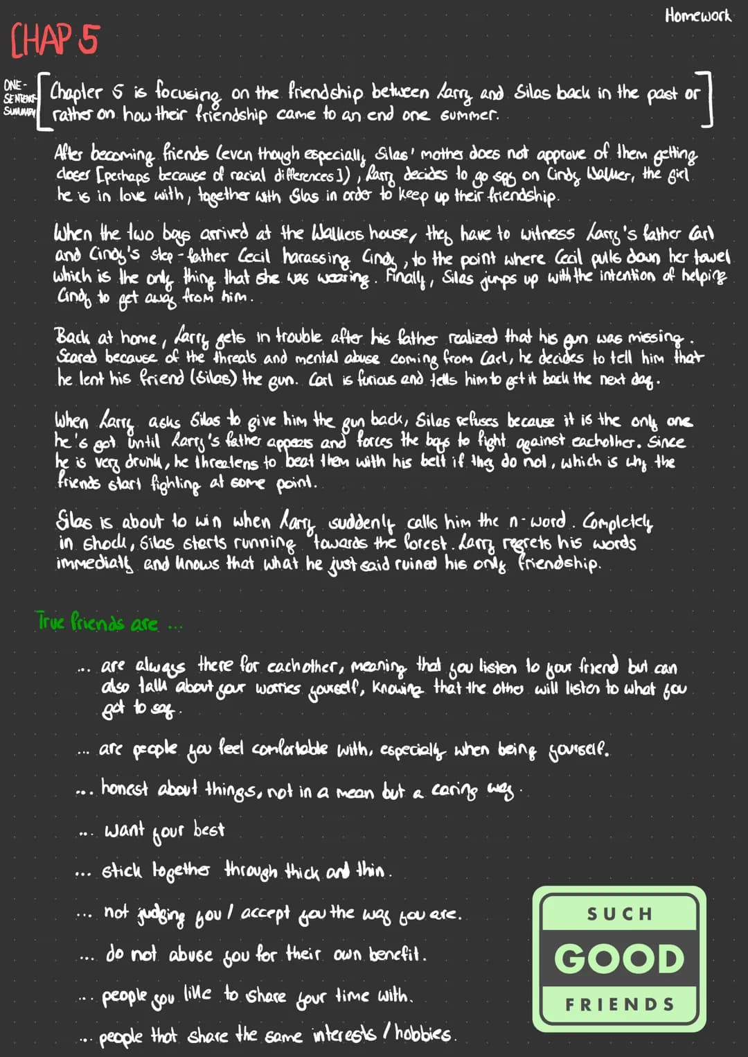 THE FRIENDSHIP BETWEEN
LARRY AND SILAS
5 october 2021
## Reasons why their friendship is a fragile one and why it is doomed to fail
- Sila