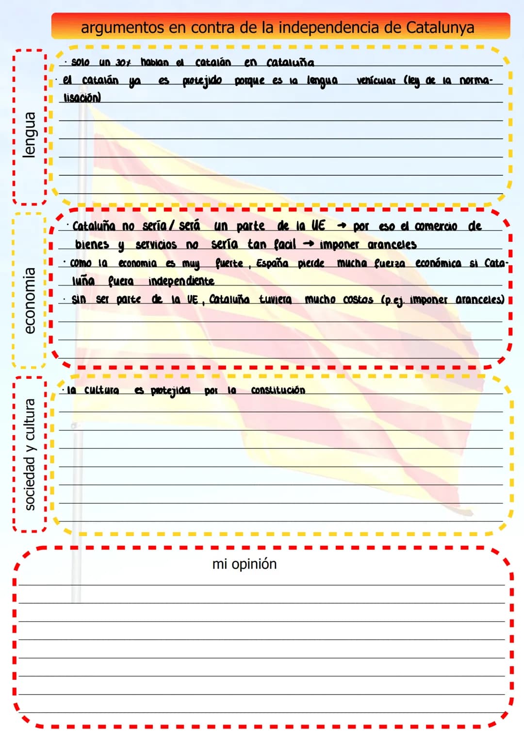 SPA Q2
RE/SCH
Fecha: 26 August
# Las lenguas de España: la Constitución de 1978 y el Estatuto de Cataluña
## Actividades:
1. Apunta "las dem