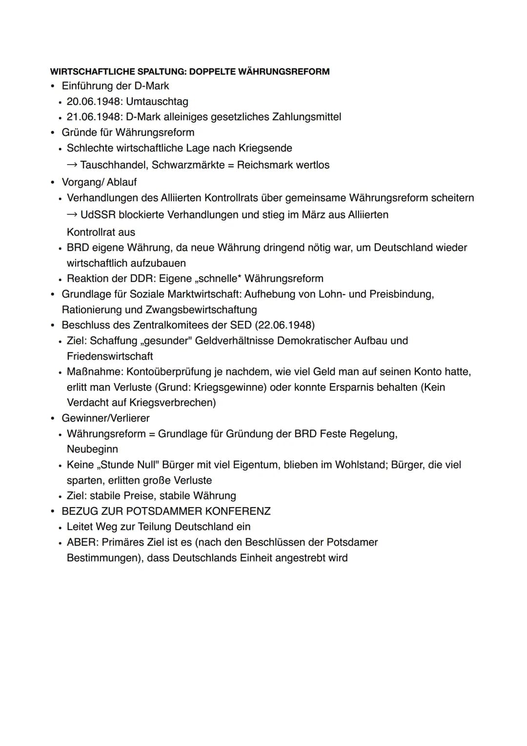 # Die Potsdamer Konferenz
- Treffen der Siegermächte des Zweiten Weltkrieges: USA, GB & UdSSR
- Zentrale Themen: Zukunft DE, europäische Nac