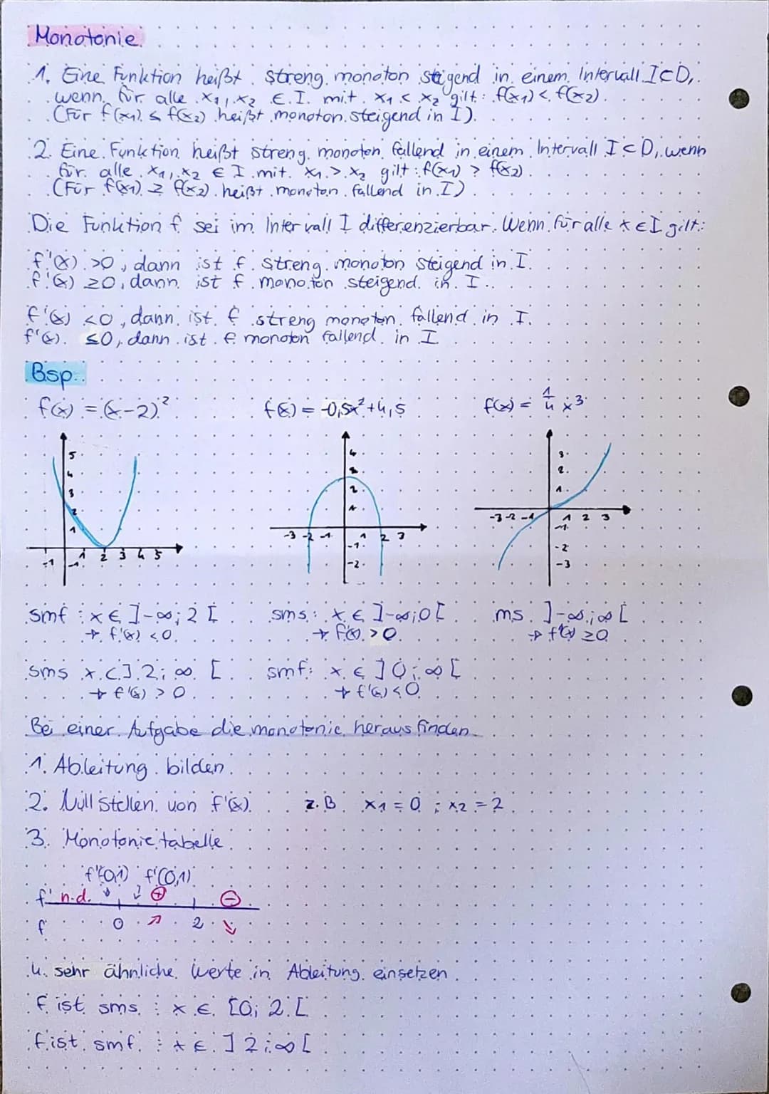 # Die Ableitungsfunktion
## Tangente
Unter der Tangente an den Graphen einer Funktion f im Punkt $P(x_0|f(x_0))$ versteht man diejenige Gera