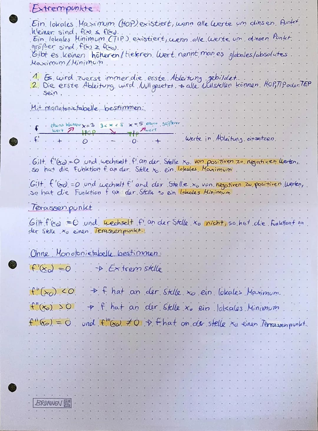 # Die Ableitungsfunktion
## Tangente
Unter der Tangente an den Graphen einer Funktion f im Punkt $P(x_0|f(x_0))$ versteht man diejenige Gera