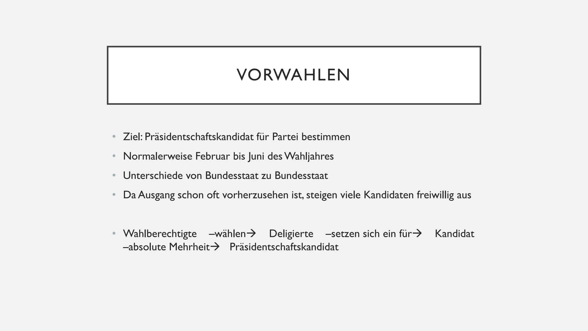 <h2>Einführung</h2>
<p>Die Vereinigten Staaten bestehen aus 50 Bundesstaaten mit insgesamt 328,2 Millionen Einwohnern. Die letzten Wahlen f
