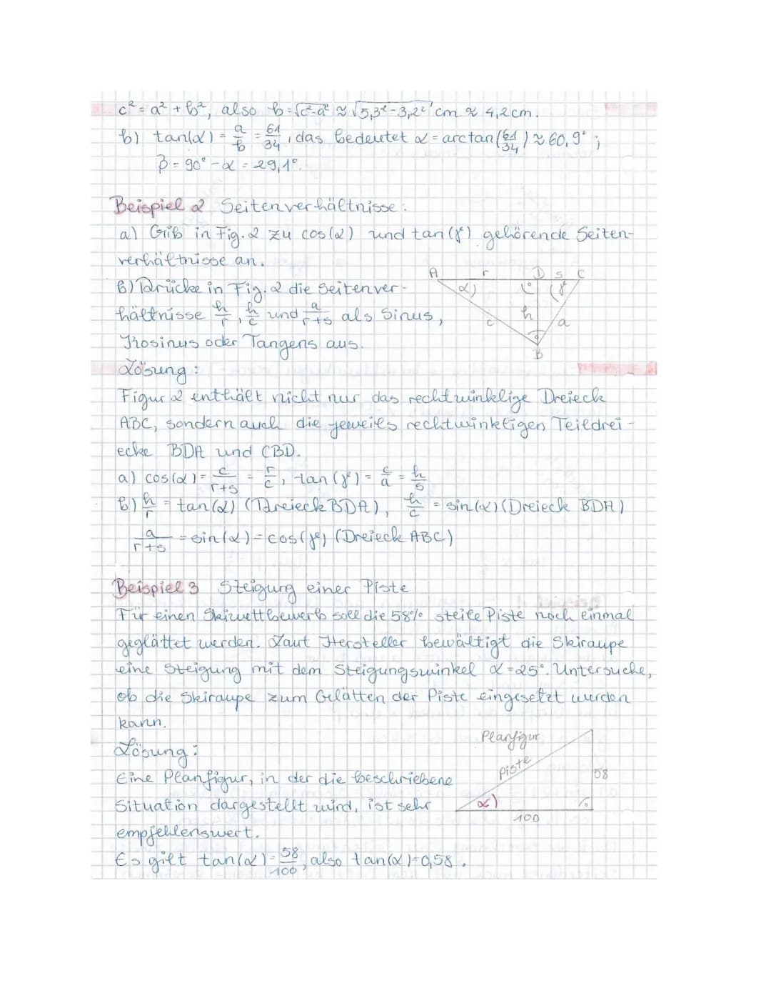 # Seitenverhältnisse im rechtwinkligen Tareieck-Sinus
Ankathete
von $\alpha$
Cregen-
kathete
von $\alpha$
Hypotenuse
Gregen-
kathete
von
