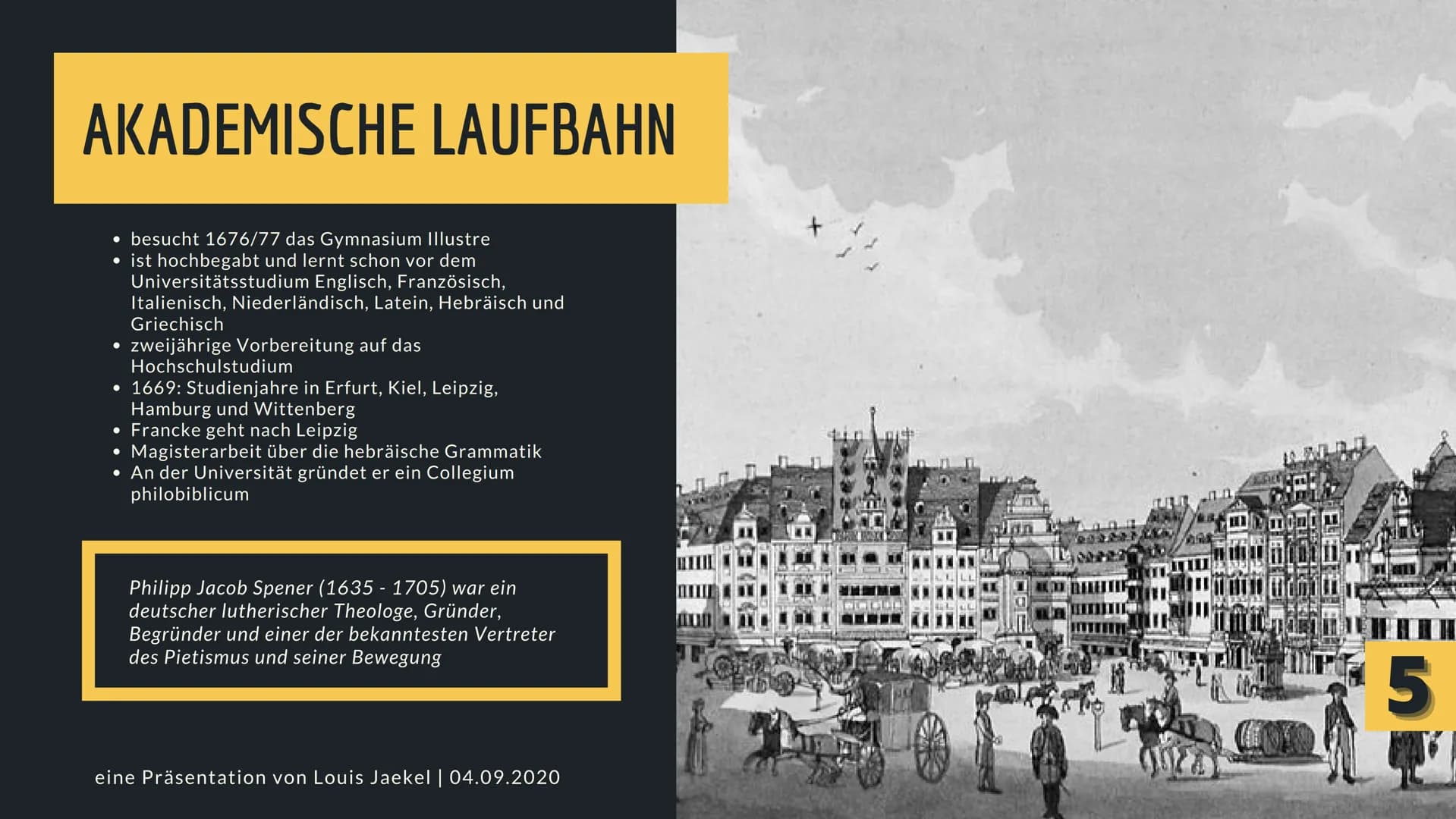 LEBEN & GLAUBE - EINE GOTTESERFAHRUNG
AUGUST HERMANN
FRANCKE
Präsentiert von Louis Jaekel # INHALTSVERZEICHNIS
## HEUTIGE THEMEN
* Der P
