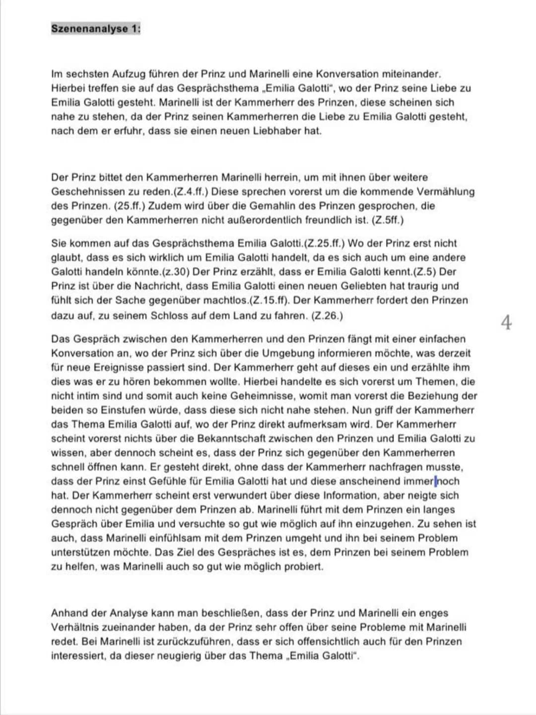 # Beziehungsverhältnisse Emilia Galotti:
| Charakter | Beziehungsverhältnis |
| :-------- | :------------------- |
| Emilia Galotti | Verli
