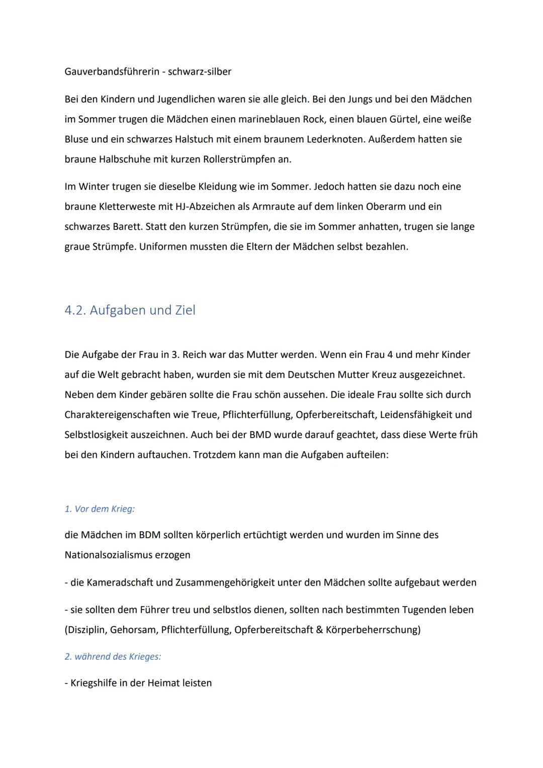 <h2>Einleitung</h2>
<p>Die Jugend im Dritten Reich war von großer Bedeutung für die nationalsozialistische Ideologie und wurde gezielt beei