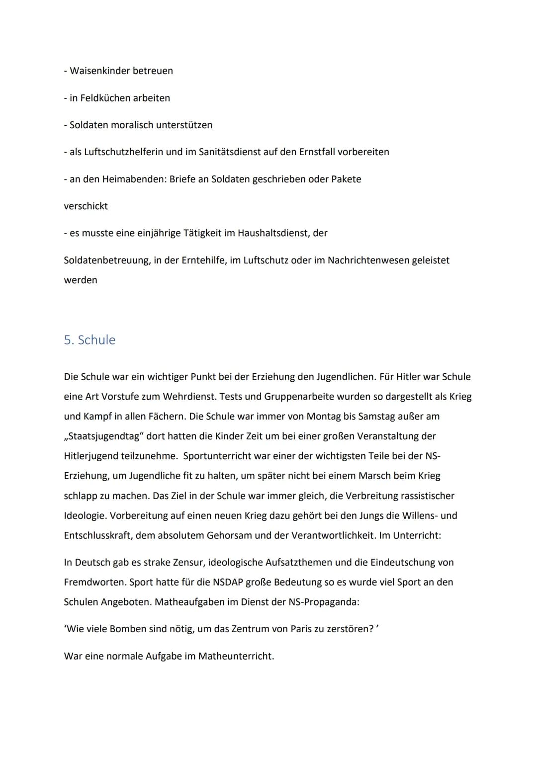 <h2>Einleitung</h2>
<p>Die Jugend im Dritten Reich war von großer Bedeutung für die nationalsozialistische Ideologie und wurde gezielt beei