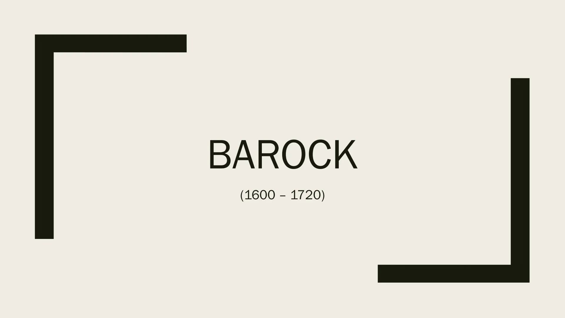 # LITERATUREPOCHE BAROCK (1600-1720)
## Begriffsklärung
- (Port.: „barocco" = „seltsam geformte Perle")
- Ursprünglich: Bezeichnung für fra