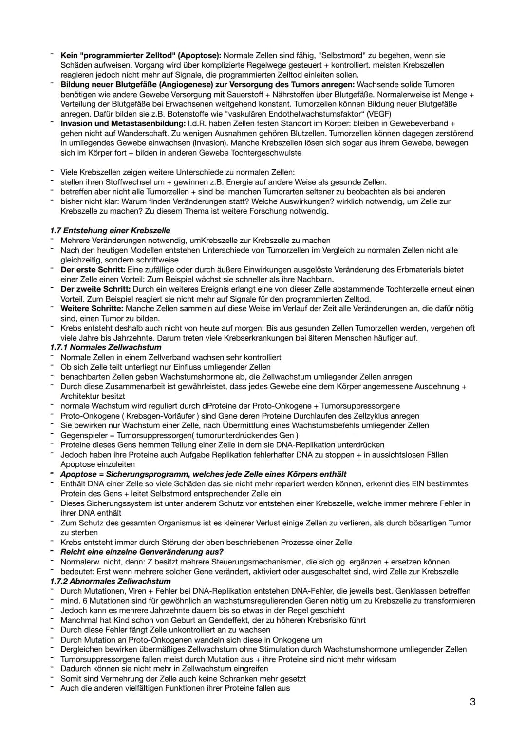 # Biologie LK 12/2
# Handout Krebs
## Definitionen
Referentin: Toja Ahrend
Krebs bezeichnet in der Medizin die unkontrollierte Vermehrung u