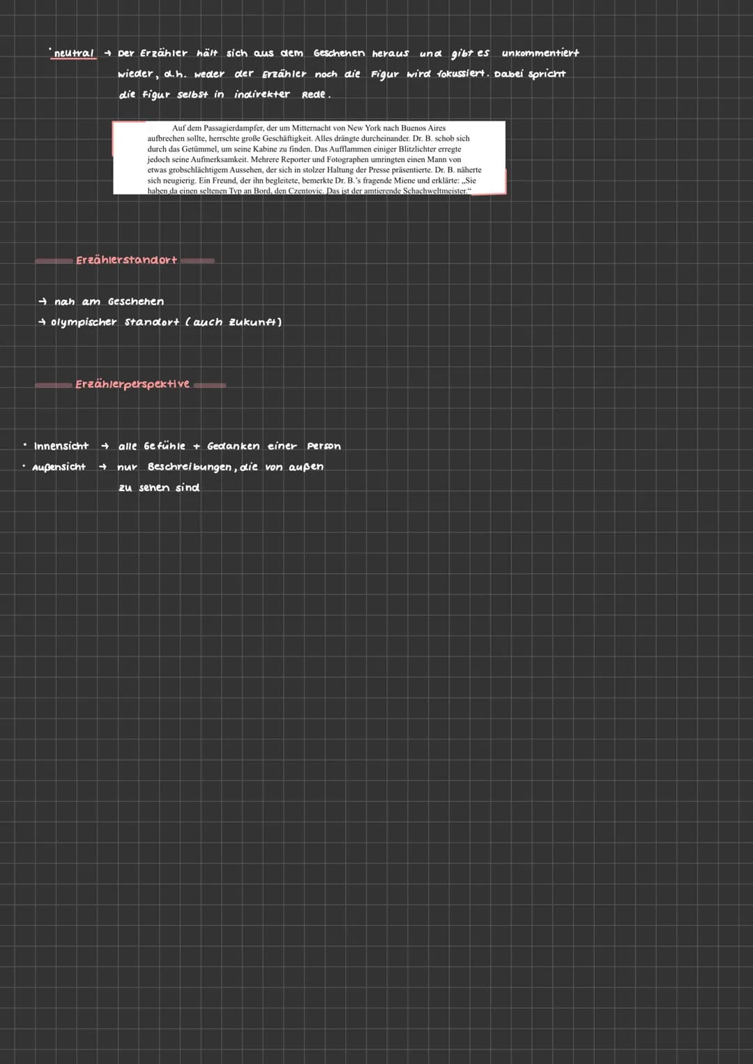 # Klausur 2
Leitfaden für die Analyse eines literarischen Textes
## Einleitung
* →Textdaten
* verfasser
* Titel
* • Textsorte