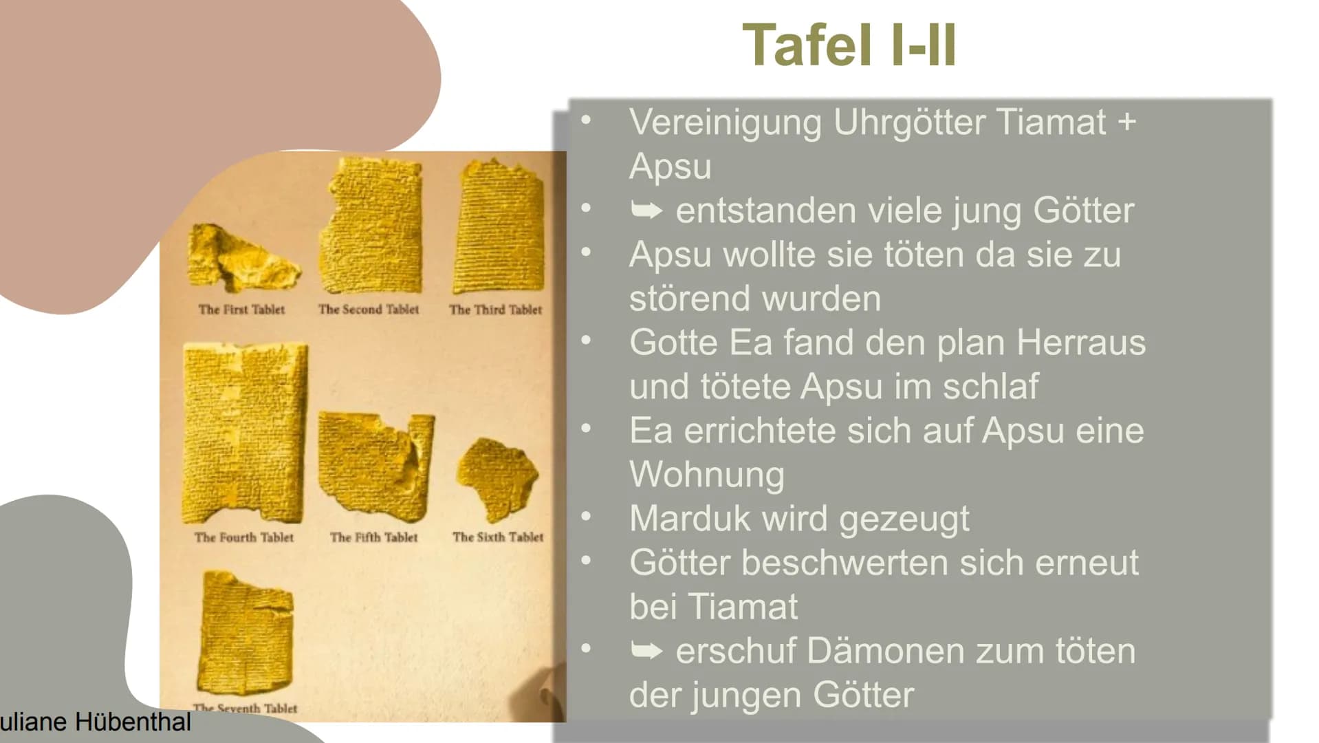 # Enúma eliš
## Allgemein
Enuma elisch ist ein babylonischer Mythos, der die Bibelforschung gleichsam revolutionierte.,
Es ist der babyloni