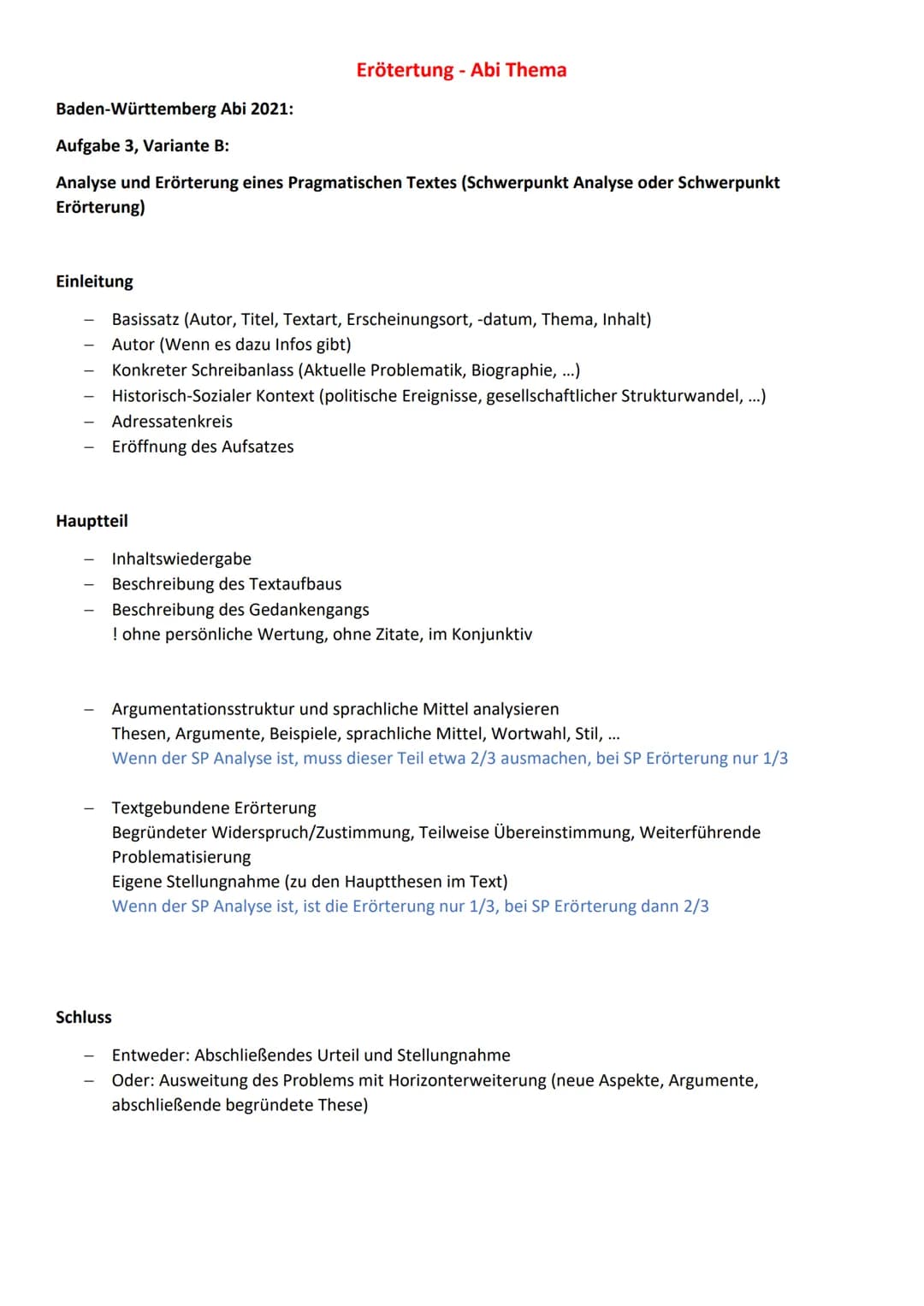 <p><strong>Baden-Württemberg Abi 2021</strong></p>
<h3>Aufgabe 3, Variante B:</h3>
<p><strong>Analyse und Erörterung eines Pragmatischen Te