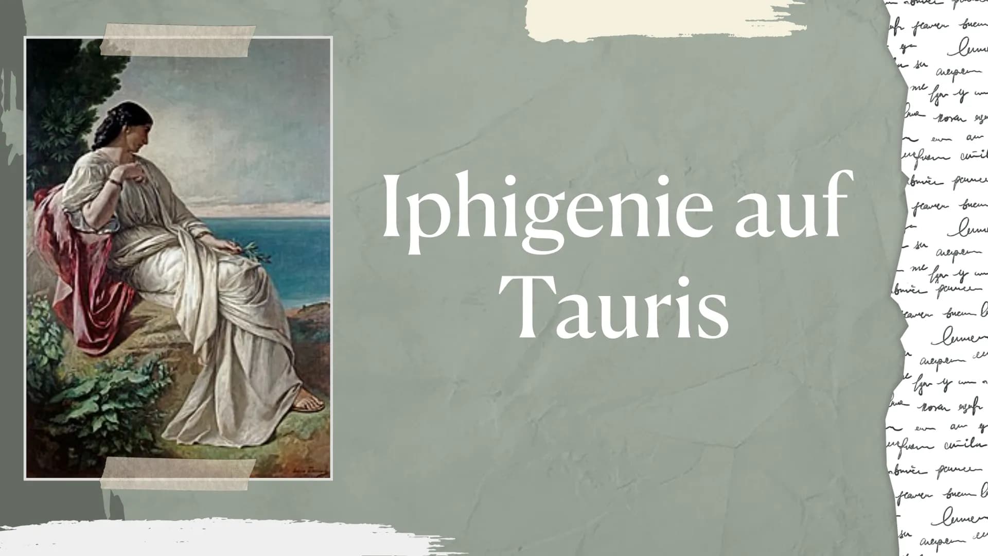 Iphigenie auf Tauris und Weimarer Klassik – Seite 2