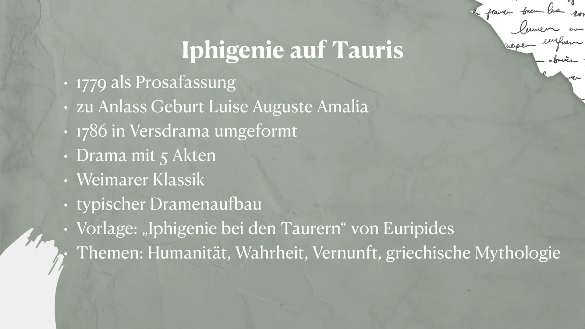 Iphigenie auf Tauris und Weimarer Klassik – Seite 6