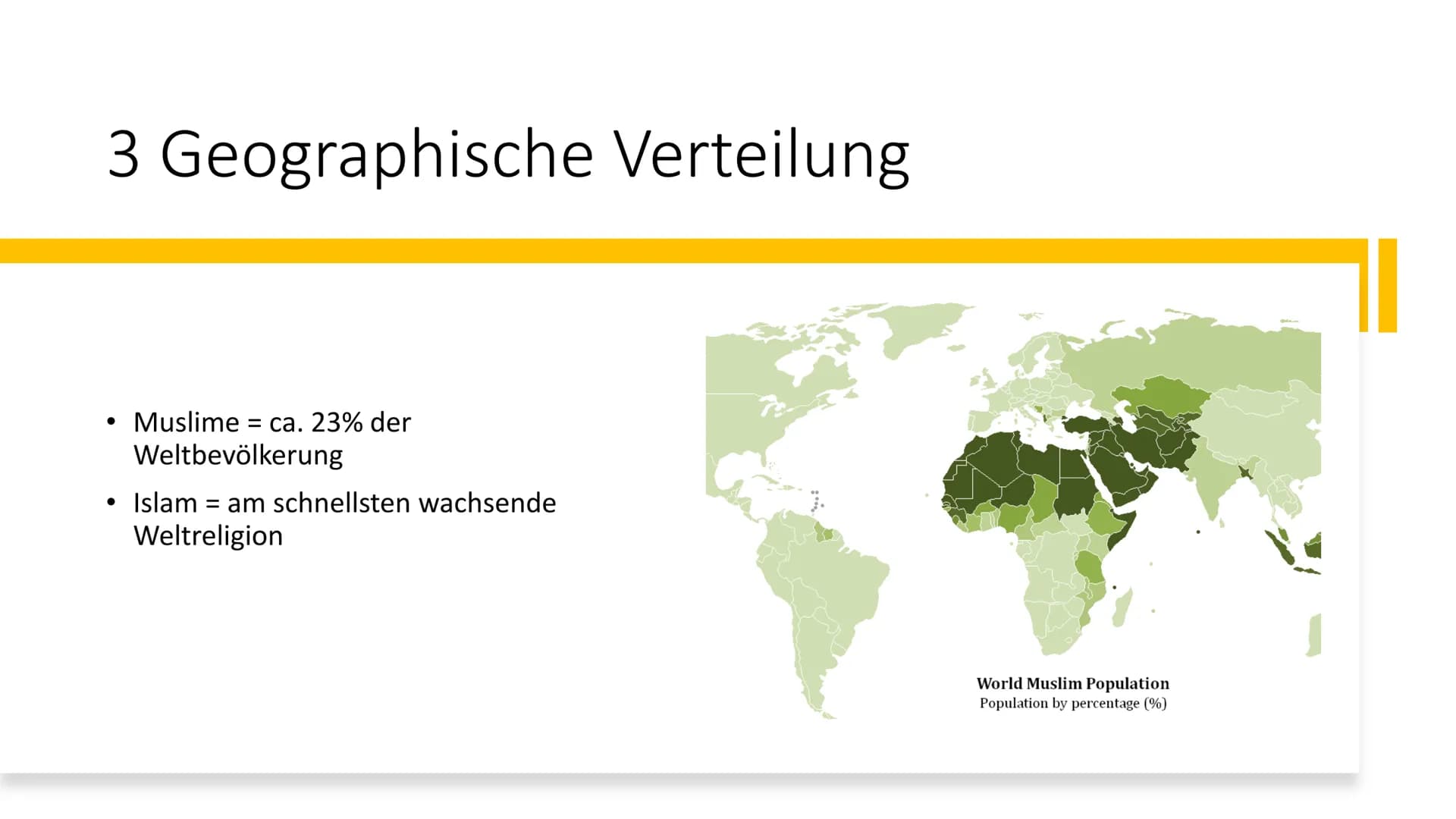 Der Islam # Gliederung
1. Begriffsbedeutung
2. Entstehung und Geschichte des Islams
2.1. Wichtige historische Daten
3. Geographische Ver
