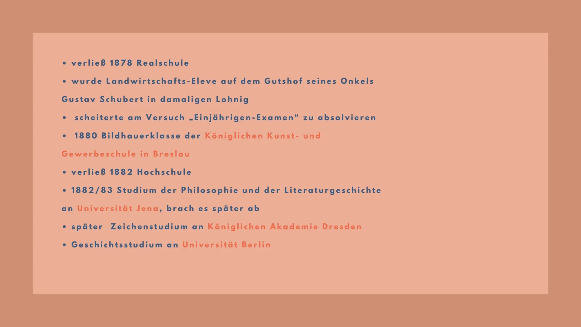 Gerhart
Hauptmann
VORTRAG VON JOHANNA KRAUSE Inhalt
1. ALLGEMEINES
2. KINDHEIT UND BILDUNG
3. WEG ZUM ERFOLG
4. GESELLSCHAFTSKRITIKER
5. AN