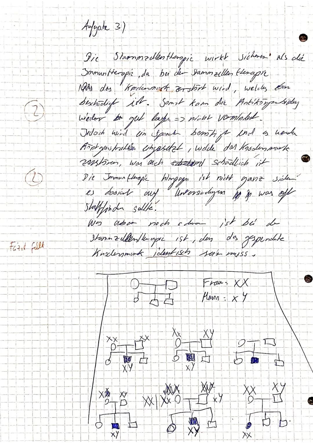 # Aufgaben
BE
1. Beschreiben Sie unter Verwendung einer beschrifteten Skizze den Aufbau der
DNA.
14/14
2. Ermitteln Sie die in der Tabelle