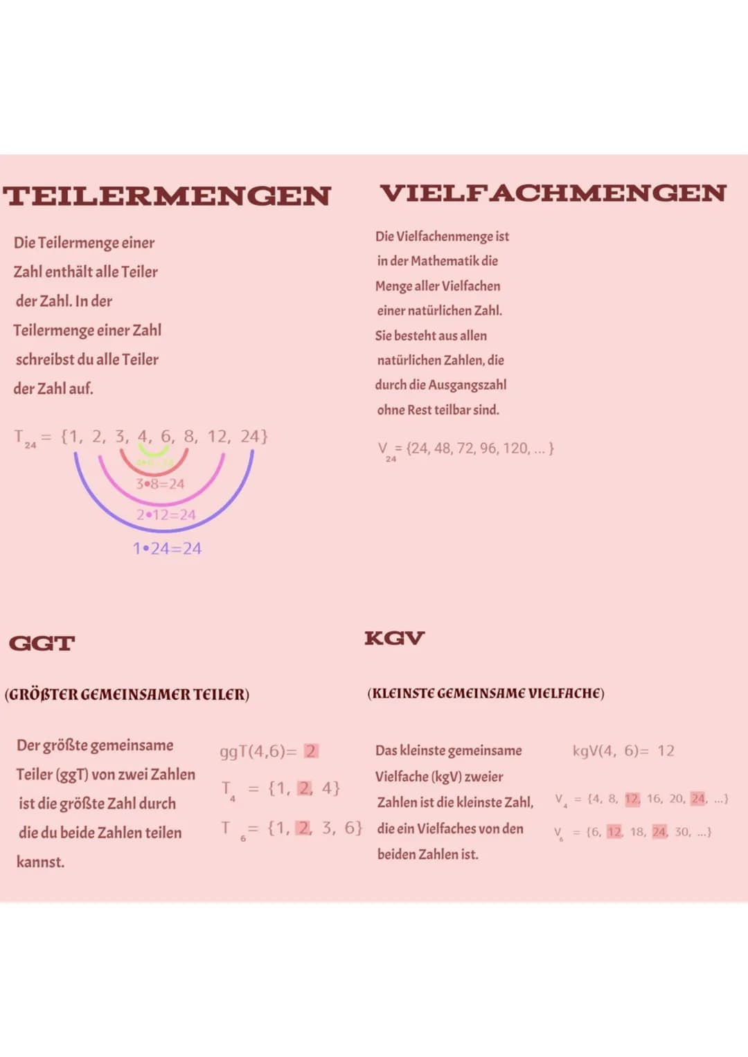 # TEILBARKEITSREGELN
Eine Teilbarkeitsregel ist eine verkürzte und nützliche Methode, um festzustellen, ob eine ganze Zahl durch einen feste