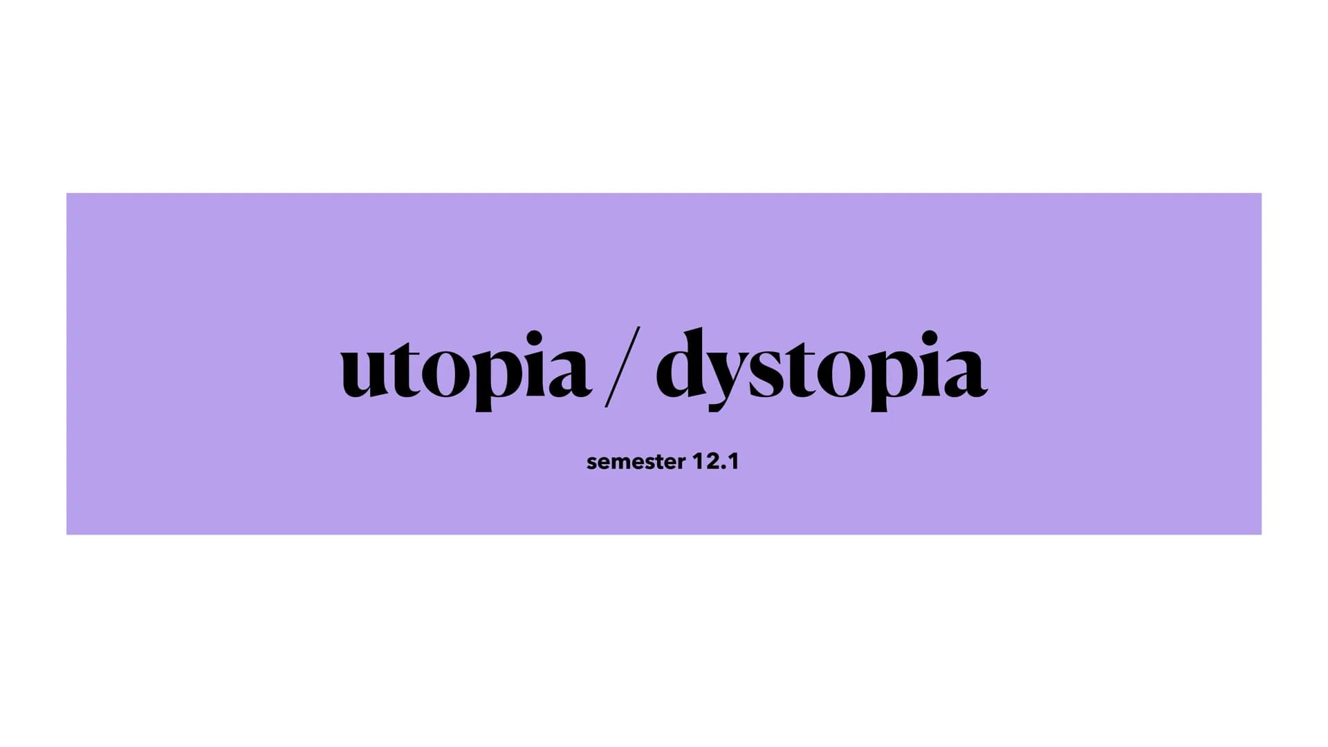 <h2>Introduction</h2>
<p>The term "utopia" consists of two Greek words which can either mean "nowhere" or "no world." Its definition reads: